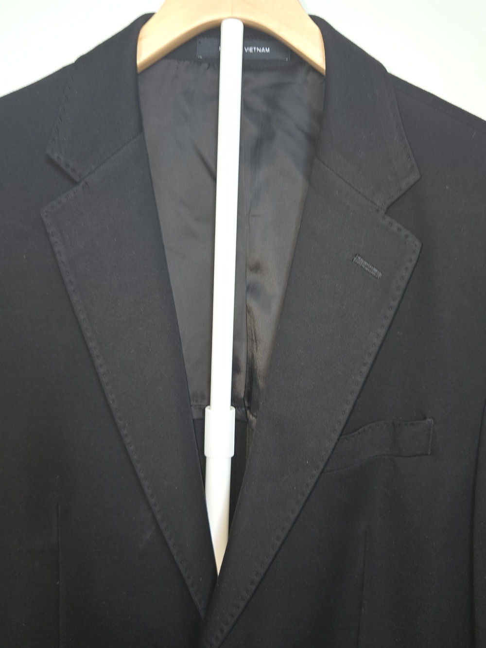 Kenneth Cole- Classic Black Men's Two-Button Blazer Office 42R Slim Fit - Picture 5 of 10